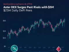 Aster DEX Surges Past Rivals with $25M Daily DeFi Fees Aster DEX Surges Past Rivals with $25M Daily DeFi Fees