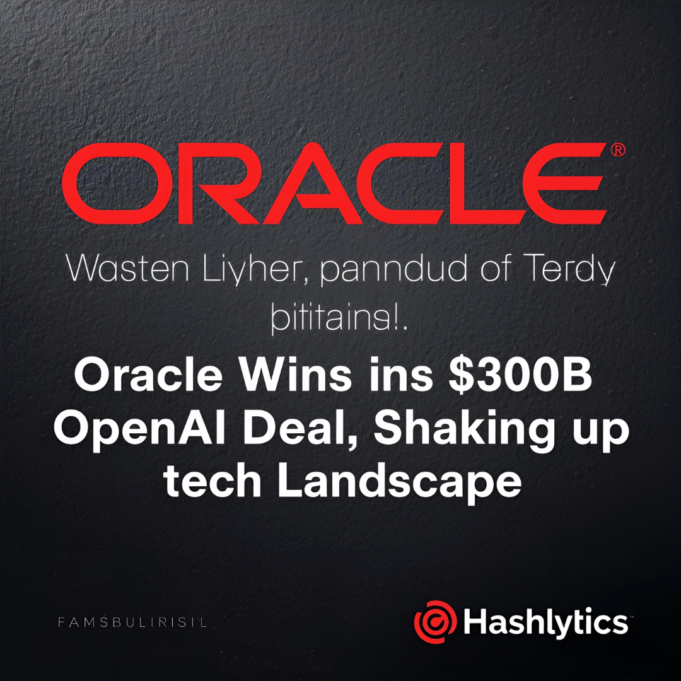 Oracle Wins $300B OpenAI Cloud Deal, Shaking Up Tech