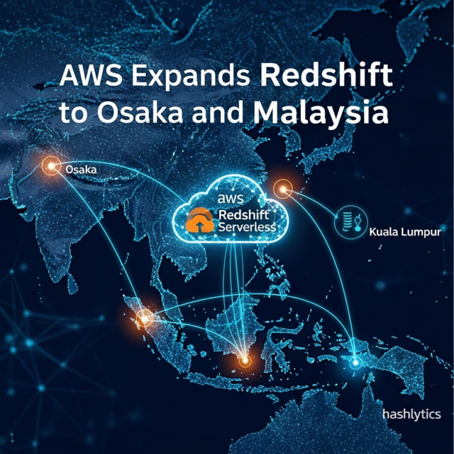 AWS Expands Redshift Serverless to Osaka and Malaysia AWS Expands Redshift Serverless to Osaka and Malaysia
