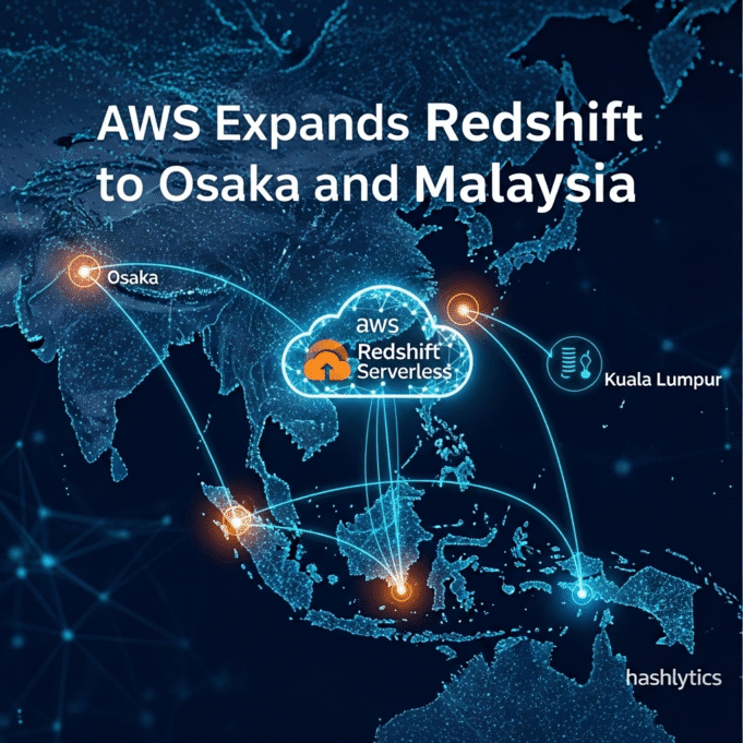 AWS Expands Redshift Serverless to Osaka and Malaysia