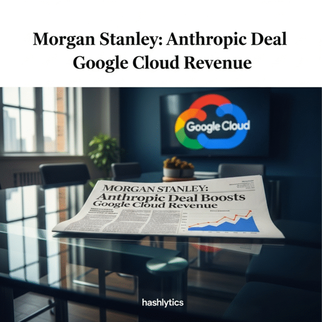 Morgan Stanley Anthropic Deal Boosts Google Cloud Revenue Morgan Stanley Anthropic Deal Boosts Google Cloud Revenue