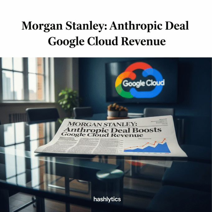 Morgan Stanley Anthropic Deal Boosts Google Cloud Revenue