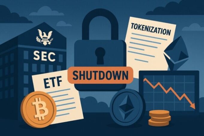 SEC Shutdown Freezes Crypto Deals, Delays ETF Approvals