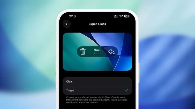 iOS 26.1 Beta 4 Adds New Liquid Glass Display Options