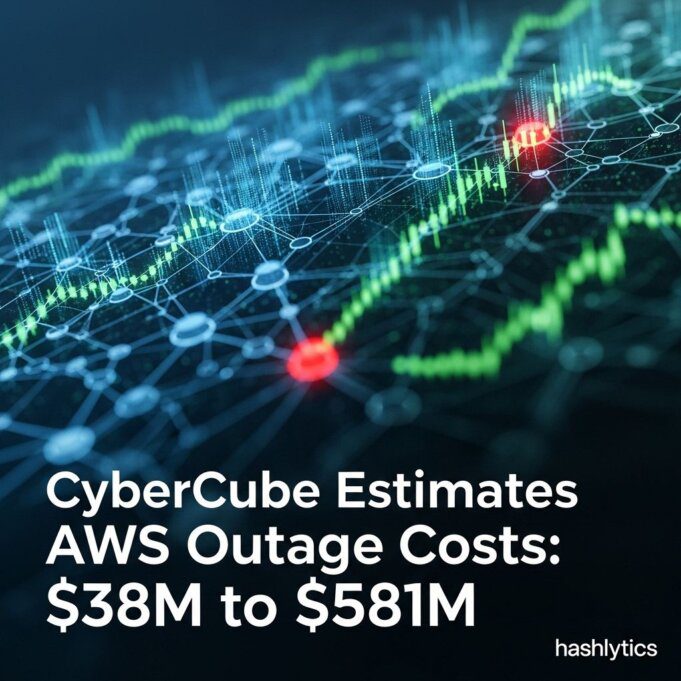 CyberCube Estimates AWS Outage Costs: $38M to $581M
