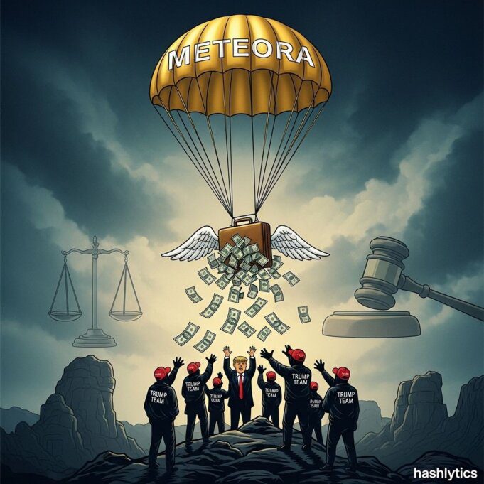 Meteora Airdrops $4.2M to Trump Team Amid Founder Lawsuit