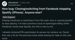 Facebook Bug Silences iPhone Background Audio Facebook Bug Silences iPhone Background Audio