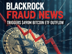 BlackRock Fraud News Triggers $490M Bitcoin ETF Outflow BlackRock Fraud News Triggers $490M Bitcoin ETF Outflow