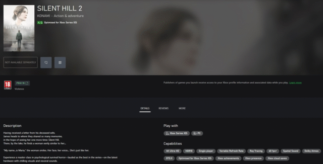 Microsoft Store Leaks Silent Hill 2 <b>Xbox</b> Release Date - Insider Gaming Microsoft Store Leaks Silent Hill 2 Xbox Release Date