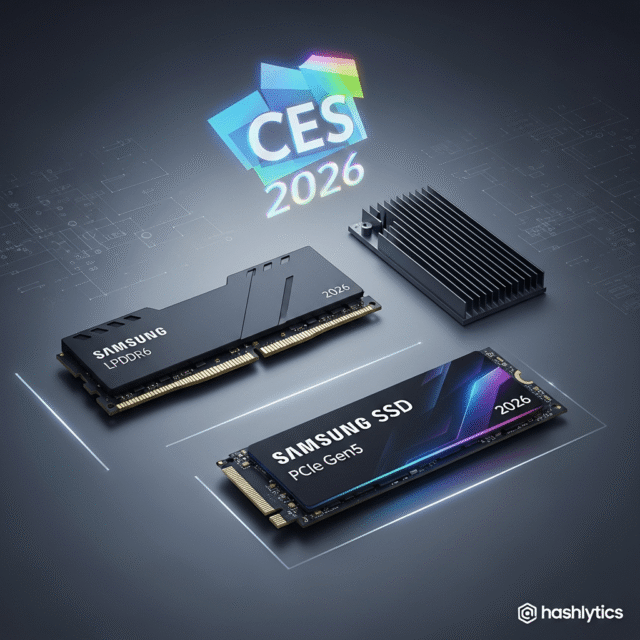 Samsung Eyes CES 2026: LPDDR6 RAM & PCIe Gen5 SSD Debut