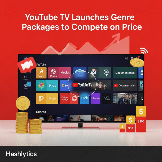 YouTube TV Launches Genre Packages to Compete on Price