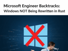 Microsoft Engineer Backtracks: Windows NOT Being Rewritten in Rust Microsoft Engineer Backtracks: Windows NOT Being Rewritten in Rust