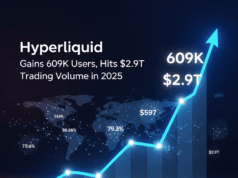 Hyperliquid Gains 609K Users, Hits $2.9T Trading Volume in 2025 Hyperliquid Gains 609K Users, Hits $2.9T Trading Volume in 2025