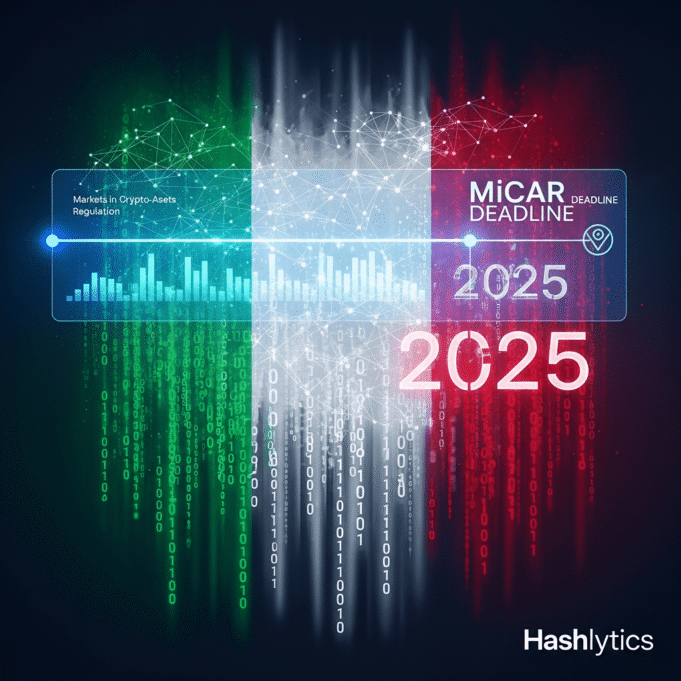 Italy Sets 2025 MiCAR Deadline for Crypto Firms