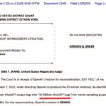 Judge Orders OpenAI: Hand Over 20 Million ChatGPT Conversations