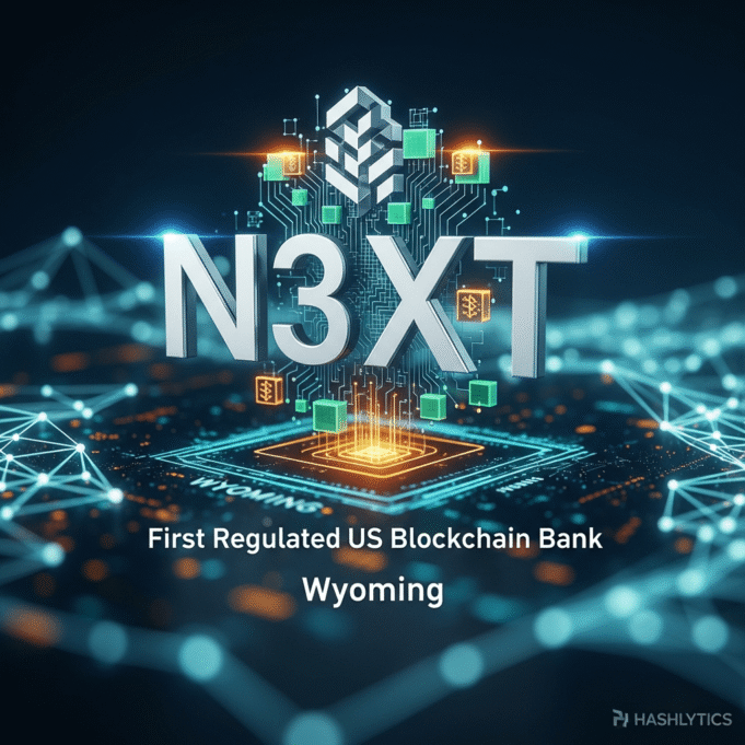 N3XT Launches First Regulated US Blockchain Bank in Wyoming