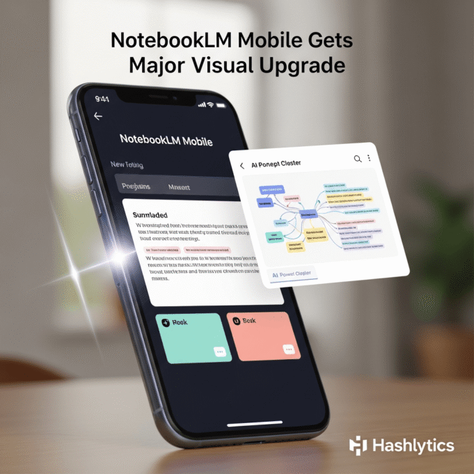 NotebookLM Mobile Gets Major Visual Upgrade