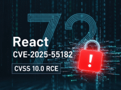 React CVE-2025-55182: CVSS 10.0 RCE Patched in 72 Hours React CVE-2025-55182 CVSS 10.0 RCE Patched in 72 Hours