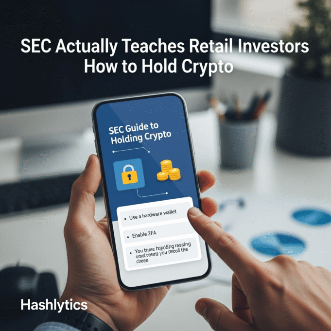 SEC Actually Teaches Retail Investors How to Hold Crypto