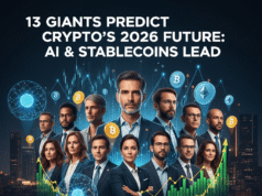 13 Giants Predict Crypto’s 2026 Future: AI & Stablecoins Lead 13 Giants Predict Crypto's 2026 Future AI & Stablecoins Lead