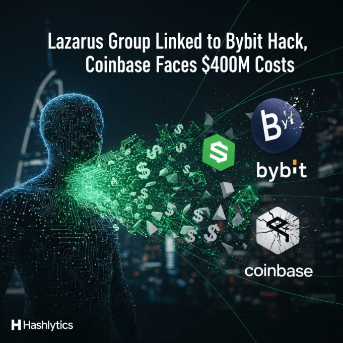 Lazarus Group Linked to Bybit Hack, Coinbase Faces $400M Costs