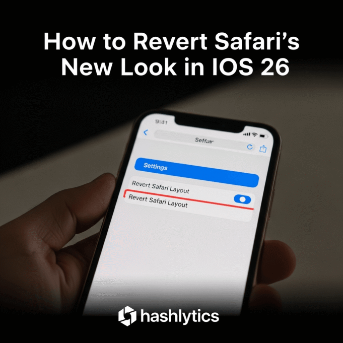 How to Revert Safari's New Look in iOS 26