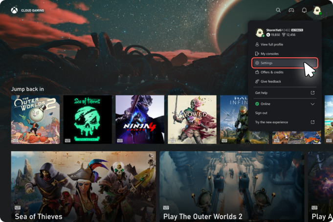 Xbox Cloud Gaming Tests New Web Interface in Public Preview