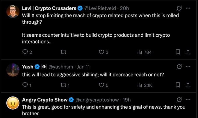 X Smart Cashtags Spark Debate on Crypto Utility