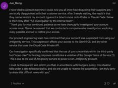 Google Bans $250/Mo Users for OpenClaw: Zero Warning, Zero Appeal Google Bans $250/Mo Users for OpenClaw: Zero Warning, Zero Appeal