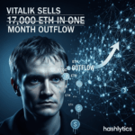 Vitalik Buterin Sells 17,000 ETH in One Month Outflow