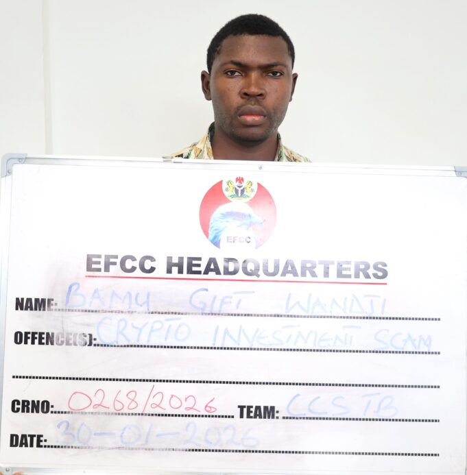 Polyfarm Crypto Investor Bamu Wandji Held by EFCC