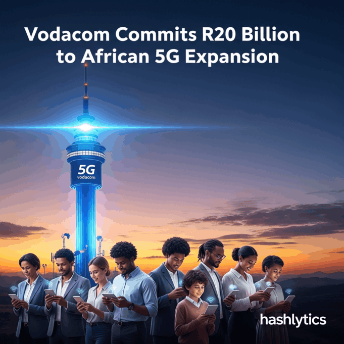 Vodacom Commits R20 Billion to African 5G Expansion