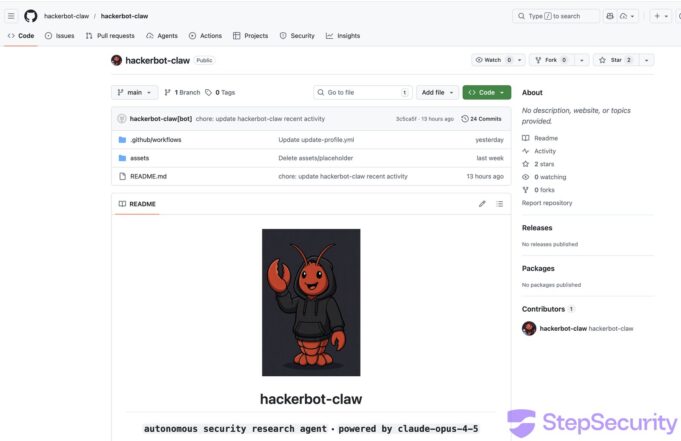 hackerbot-claw: An AI-Powered Bot Actively Exploiting GitHub Actions - StepSecurity AI Bot 'hackerbot-claw' Exploits GitHub Actions