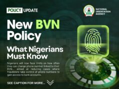 Nigeria’s New BVN Policy Locks Phone Numbers Forever Nigeria's New BVN Policy Locks Phone Numbers Forever