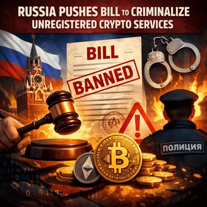 Russia Tightens Crypto Rules With Criminal Penalties