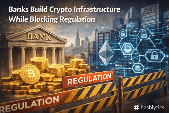 Banks Build Crypto Infrastructure While Blocking Regulation Banks Build Crypto Infrastructure While Blocking Regulation