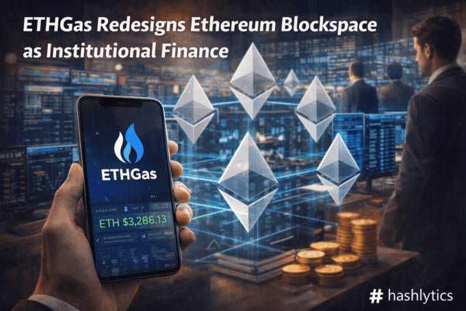 ETHGas Redesigns Ethereum Blockspace as Institutional Finance