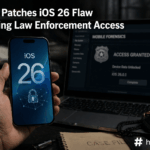 Apple Patches iOS 26 Flaw Blocking Law Enforcement Access
