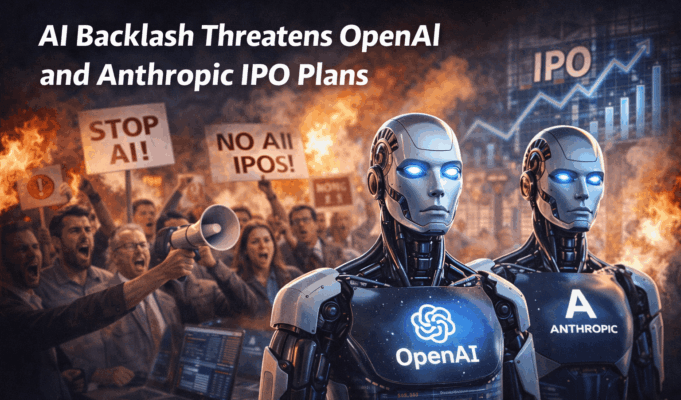 AI Backlash Threatens OpenAI and Anthropic IPO Plans AI Backlash Threatens OpenAI and Anthropic IPO Plans