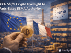EU Shifts Crypto Oversight to Paris-Based ESMA Authority EU Shifts Crypto Oversight to Paris-Based ESMA Authority