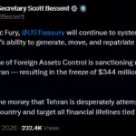 OFAC Seizes $344M in Crypto Tied to Iran Sanctions