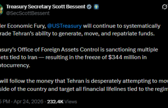 OFAC Seizes $344M in Crypto Tied to Iran Sanctions OFAC Seizes $344M in Crypto Tied to Iran Sanctions