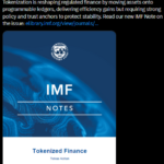 IMF Flags Tokenization Risks to Global Financial Stability