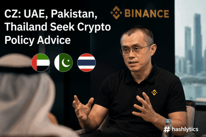 CZ: UAE, Pakistan, Thailand Seek Crypto Policy Advice