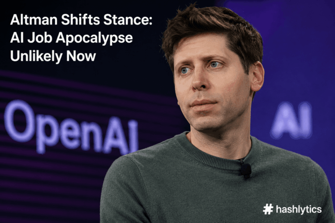 Altman Shifts Stance: AI Job Apocalypse Unlikely Now Altman Shifts Stance: AI Job Apocalypse Unlikely Now