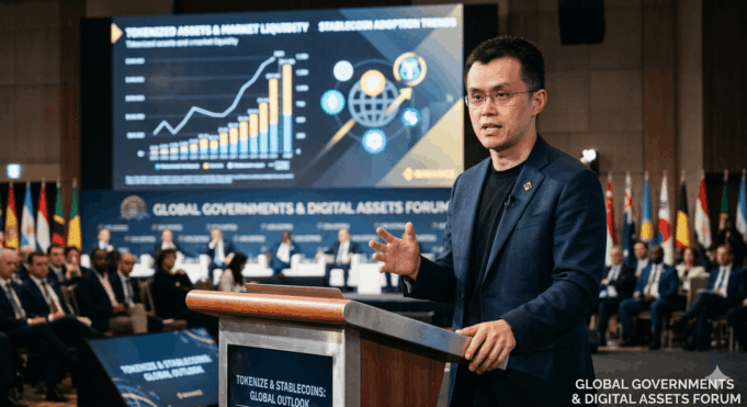 CZ Urges Governments to Tokenize Markets, Launch Stablecoins