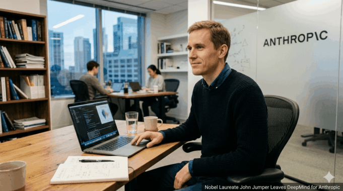 Nobel Laureate John Jumper Leaves DeepMind for Anthropic