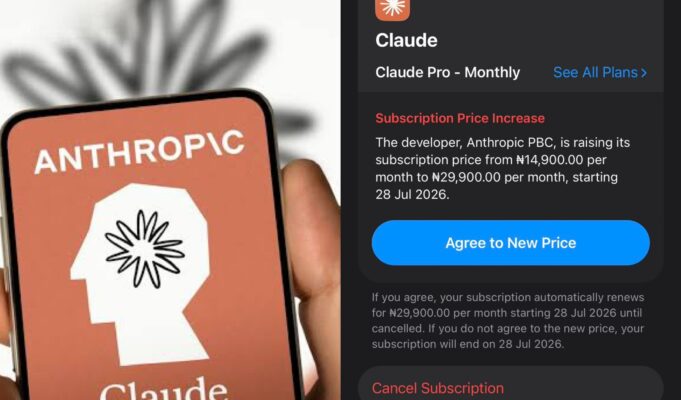 Claude AI Doubles Nigeria Price, Closing Arbitrage Gap Claude AI Doubles Nigeria Price, Closing Arbitrage Gap