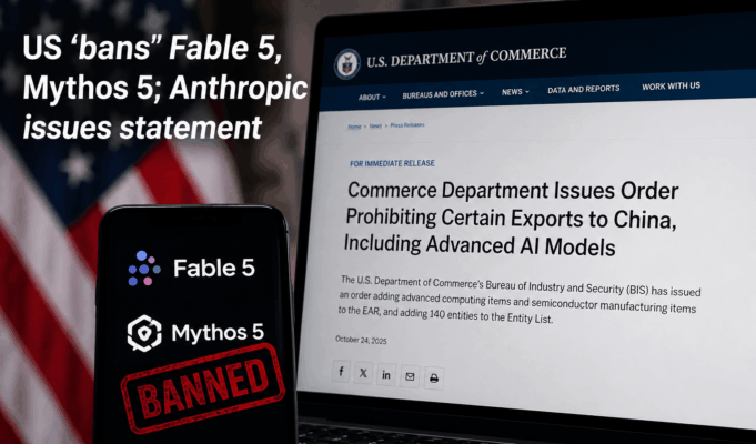 US ‘bans’ Fable 5, Mythos 5; Anthropic issues statement US 'bans' Fable 5, Mythos 5; Anthropic issues statement