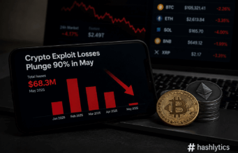 Crypto Exploit Losses Plunge 90% in May to $68.3M Crypto Exploit Losses Plunge 90% in May to $68.3M